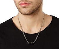 Collana Swarovski Uomo Diagonal in Lega metallica Cristallo 5159622 - 5159622